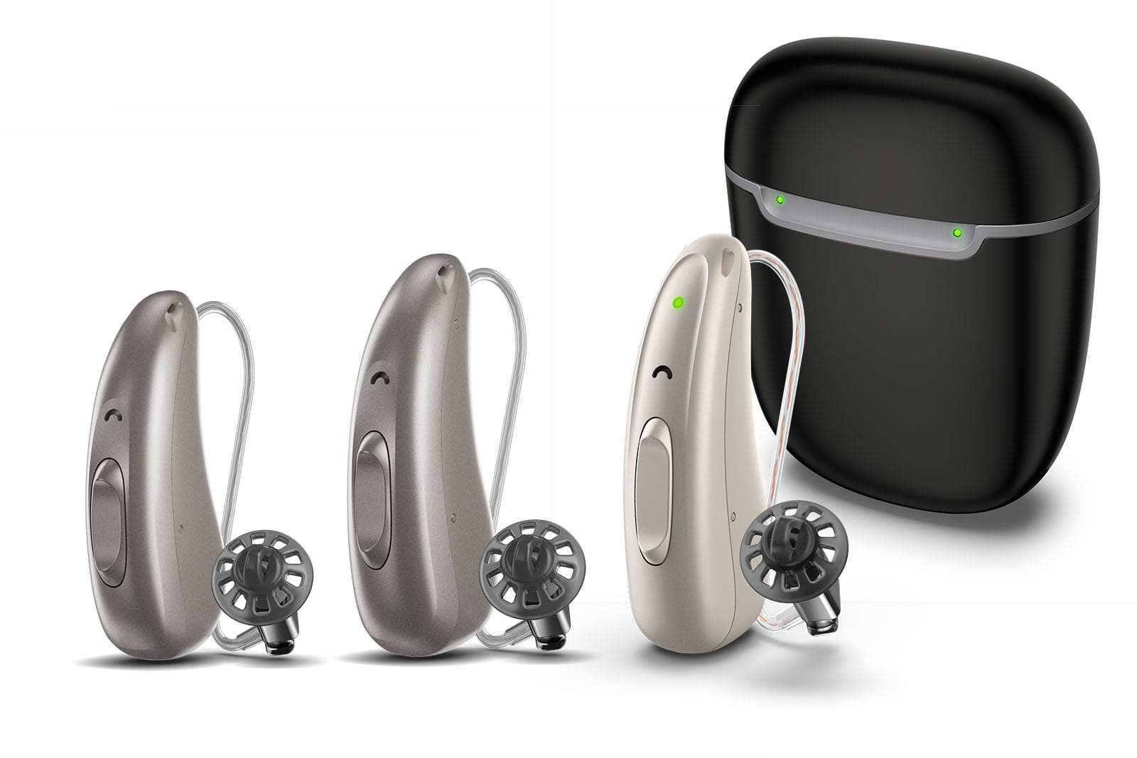 Audio Service R Li 8 hearing aids with Travel Charger RIC RB