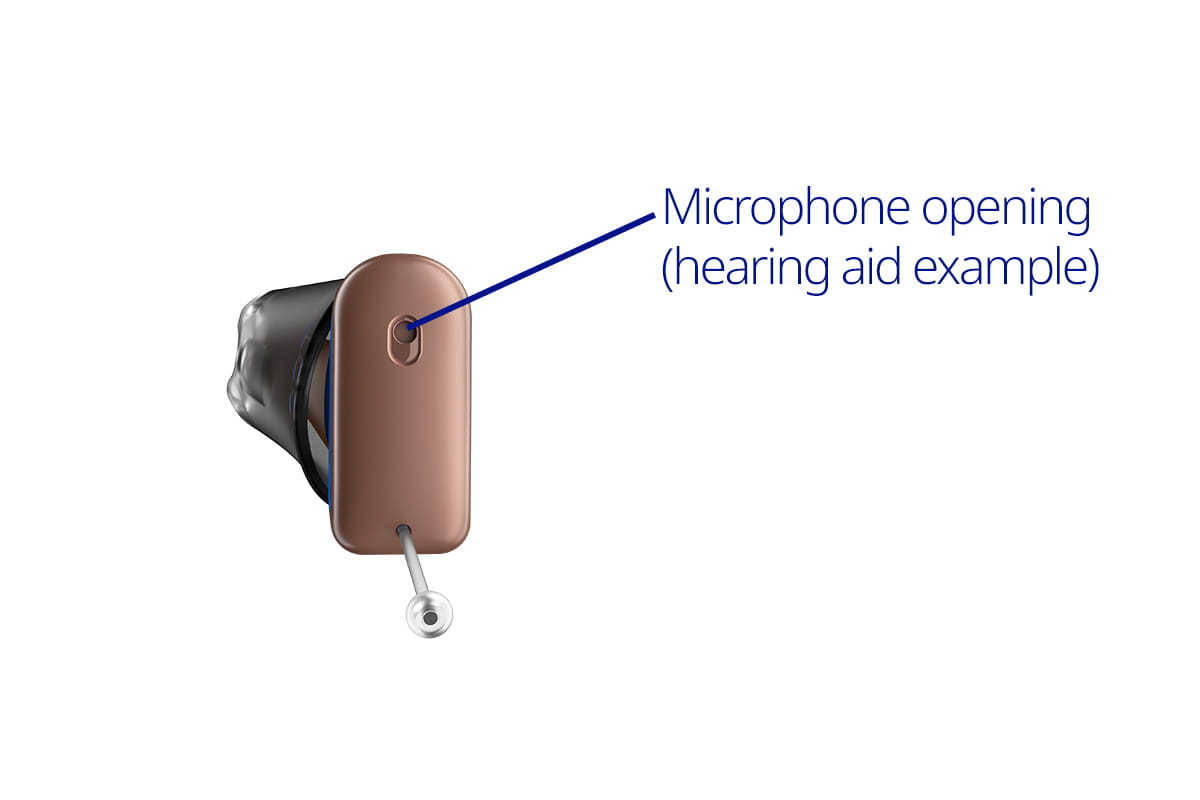 Microphone opening IF CIC LI 8