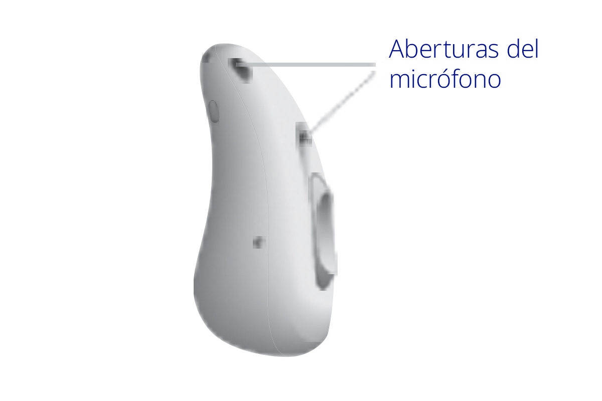 Aberturas del micrófono